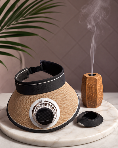 casquette solaire ventilateur